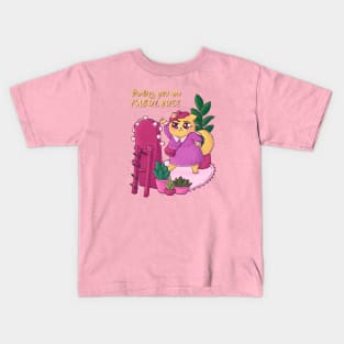 Darling You Are Fabulous Cat Lady Kids T-Shirt